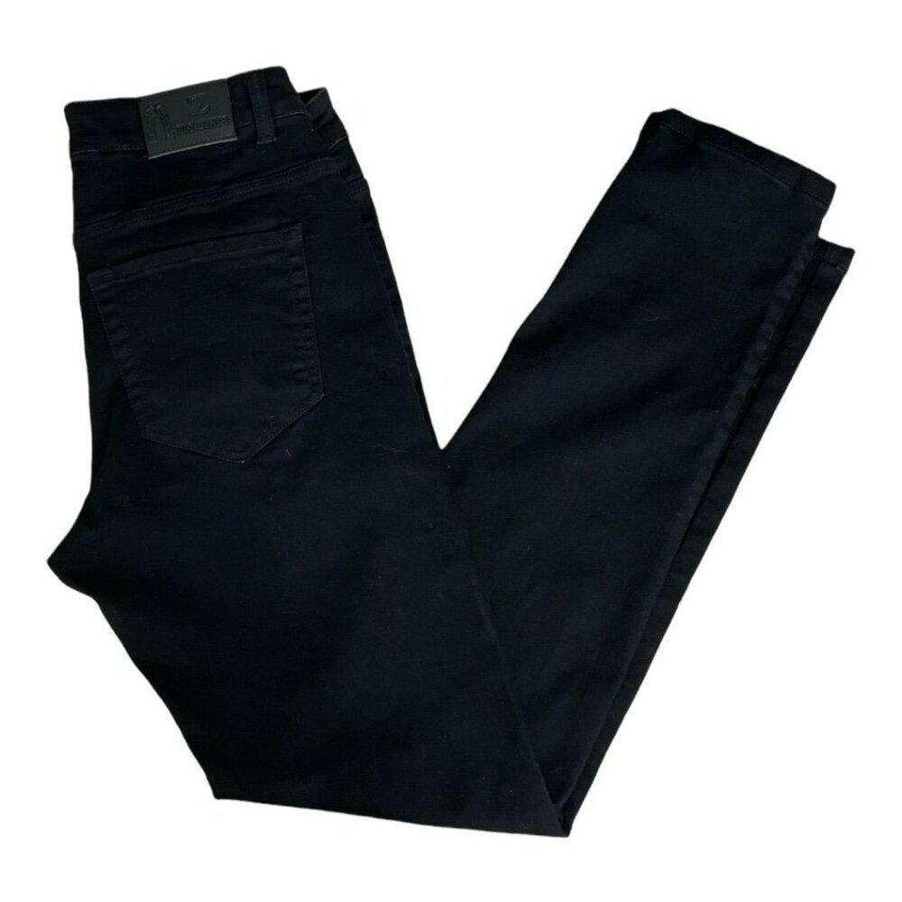 ❤️HP❤️ ZLZ Slim Fit Stretch Stretch Jeans Black Men's Size 32 x 32 - Picture 8 of 12